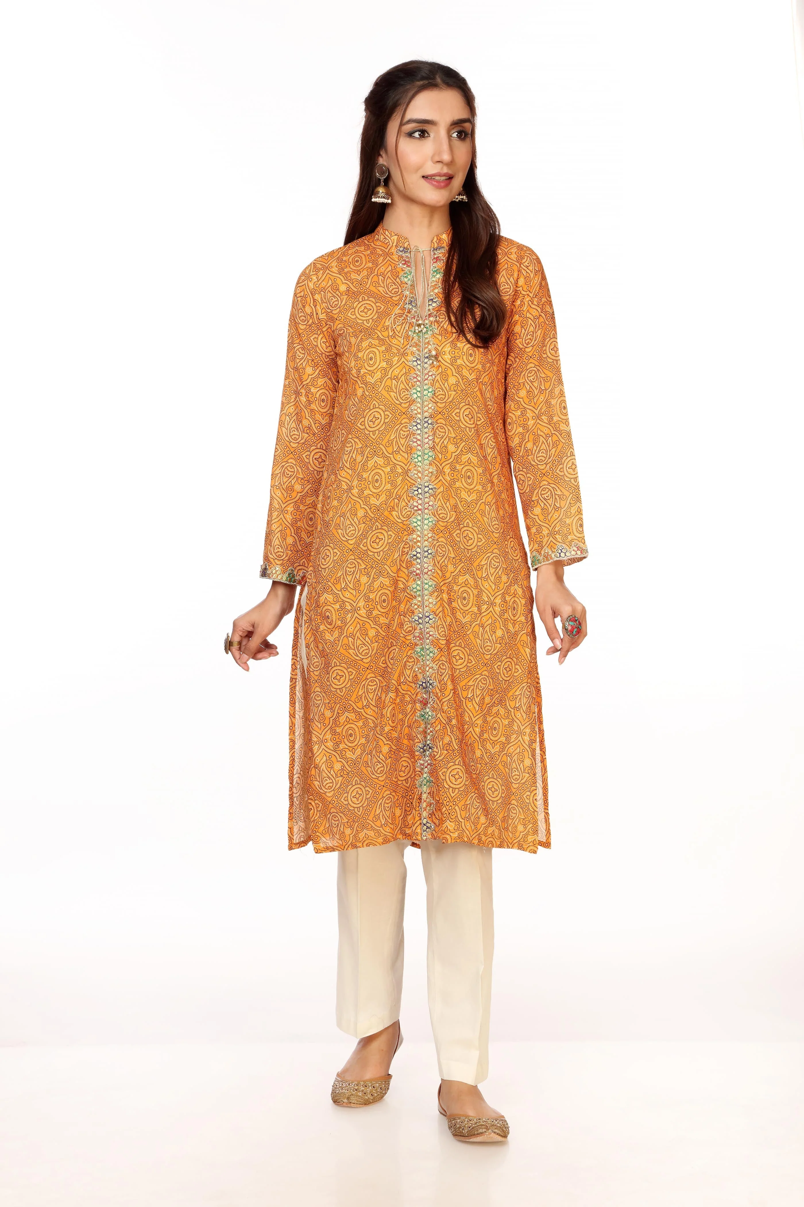 1 Piece Printed Lawn Top (CR2892)