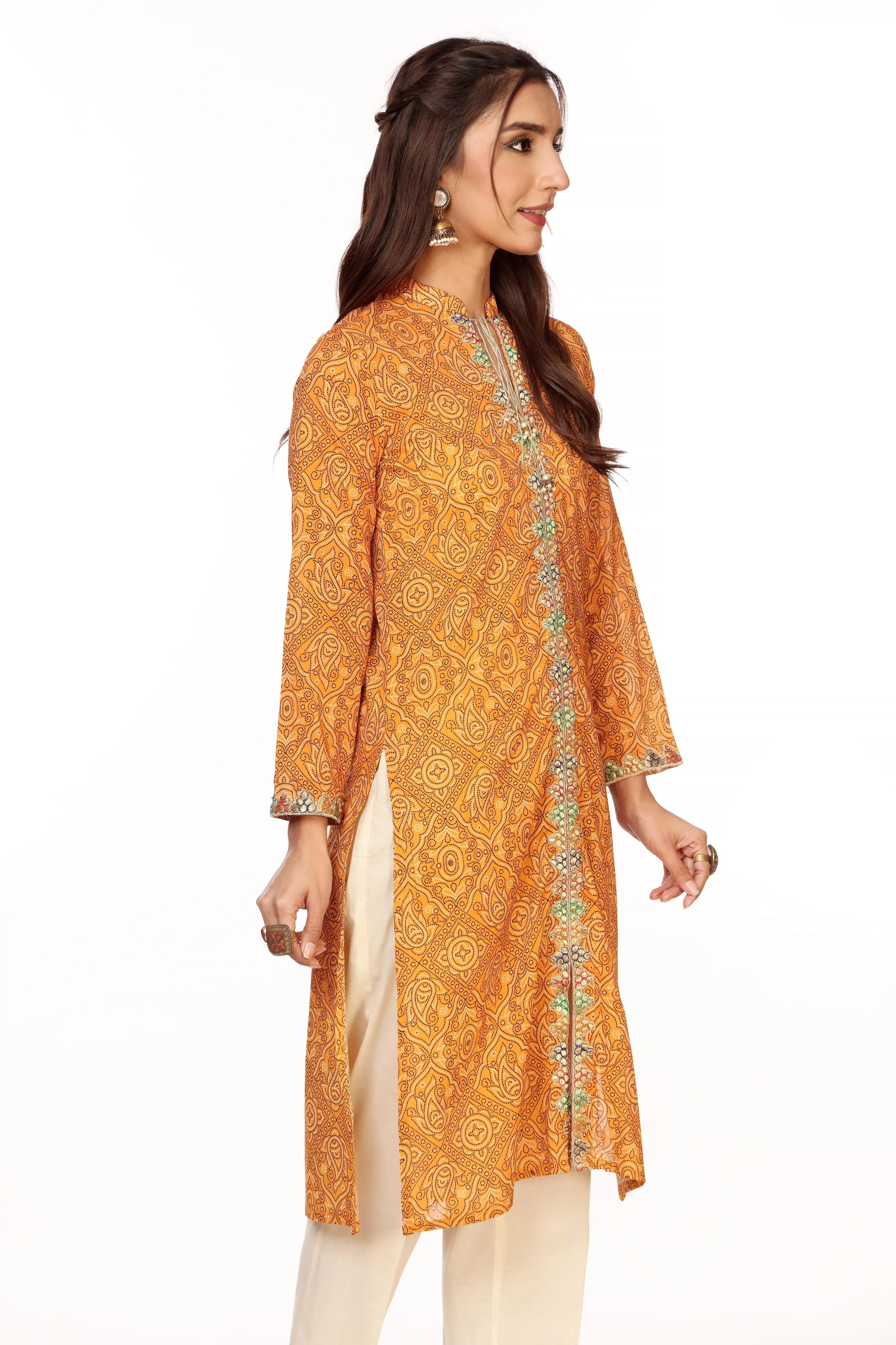 1 Piece Printed Lawn Top (CR2892) - Image 2