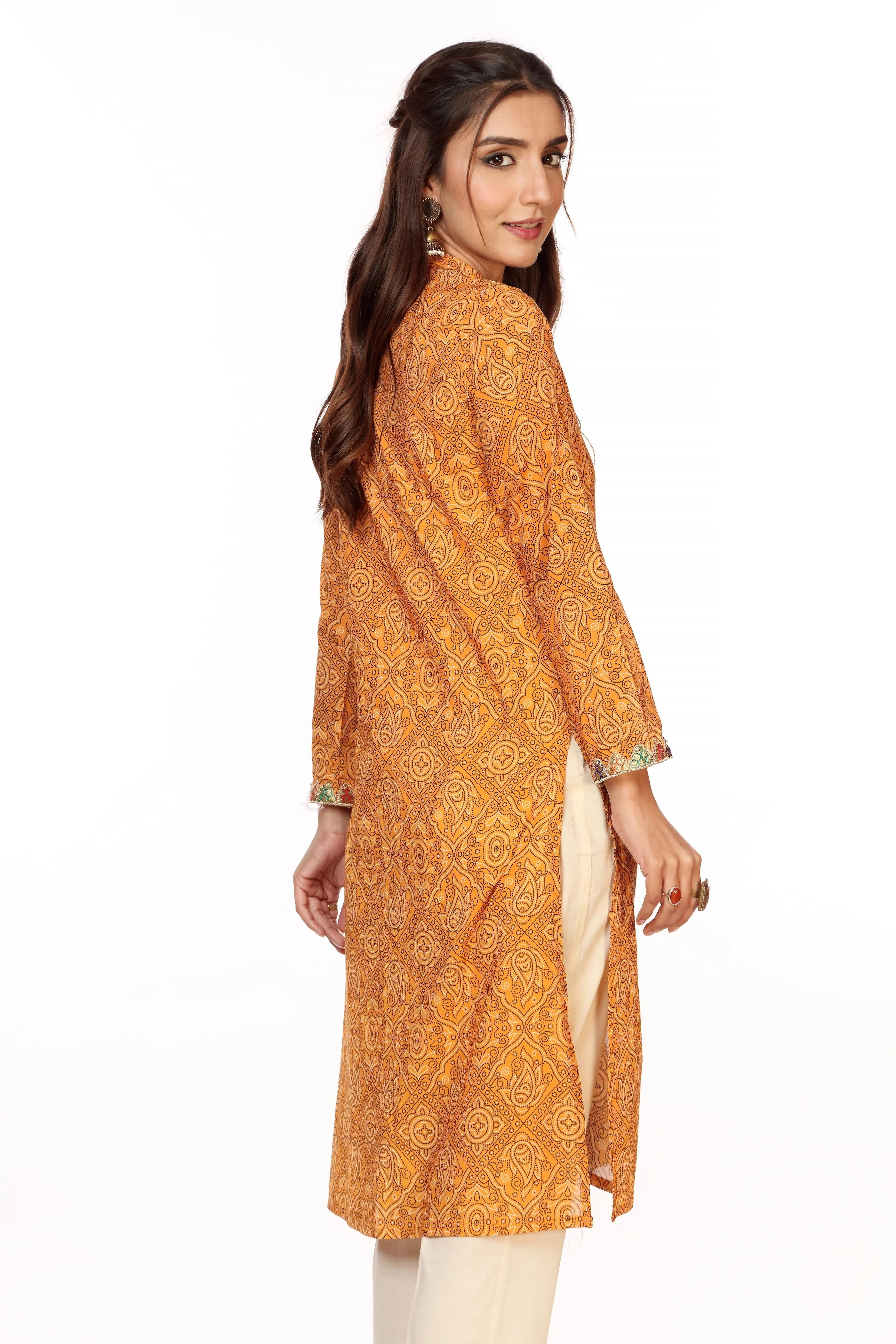 1 Piece Printed Lawn Top (CR2892) - Image 3