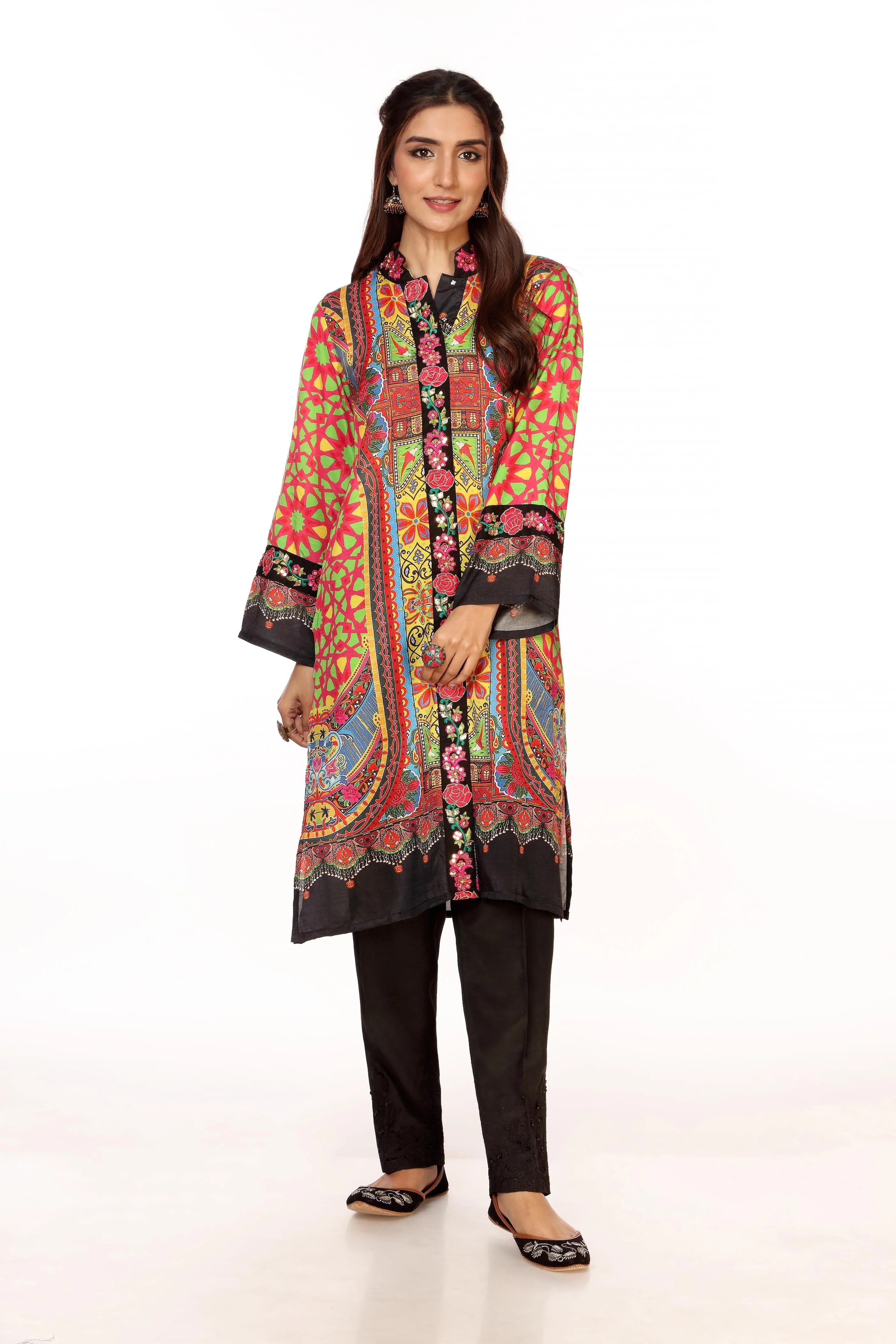 1 Piece Raw Silk Top (CR2923)