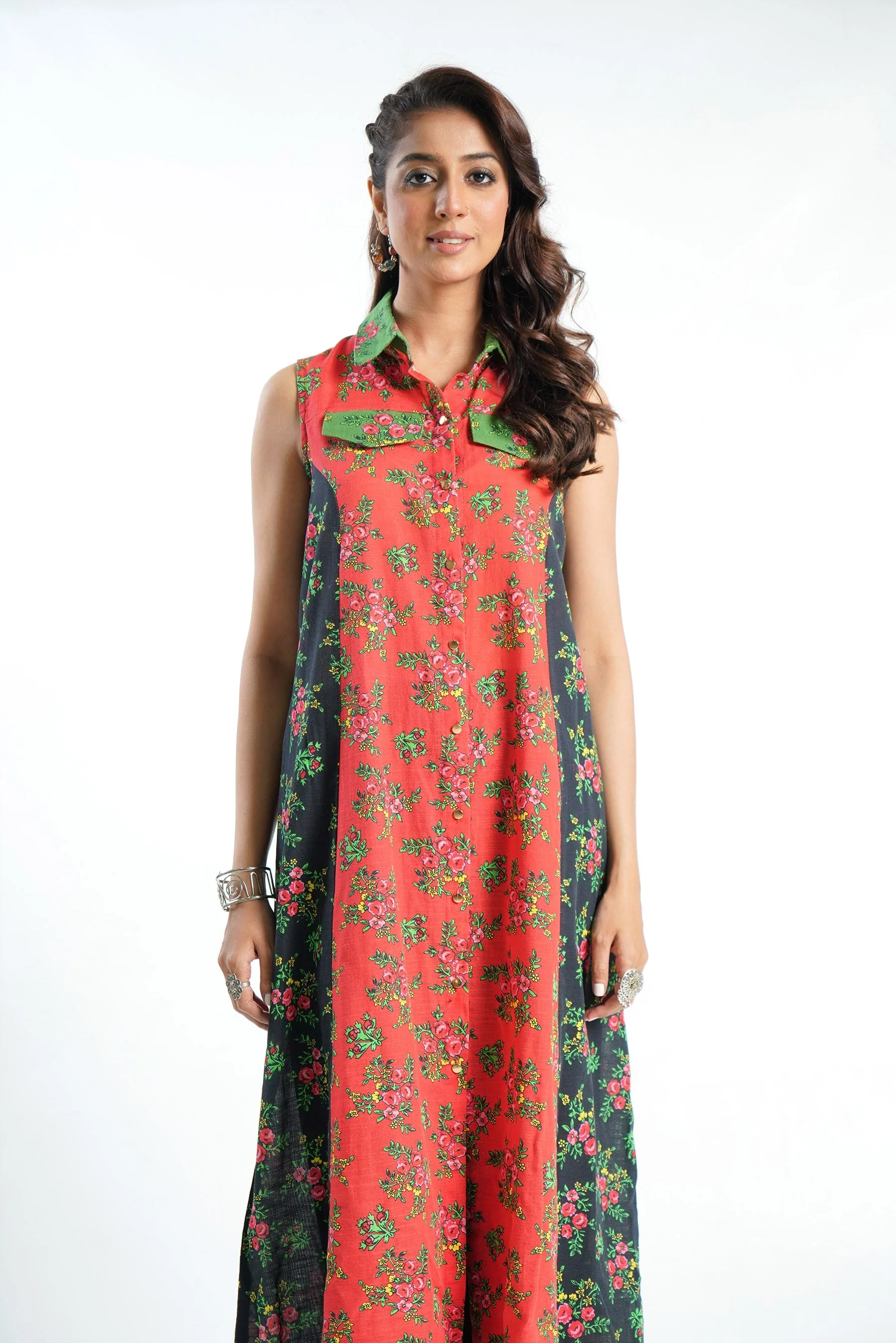 1 Piece Printed Slub Khaddar Shrug (CR3015) - Image 4