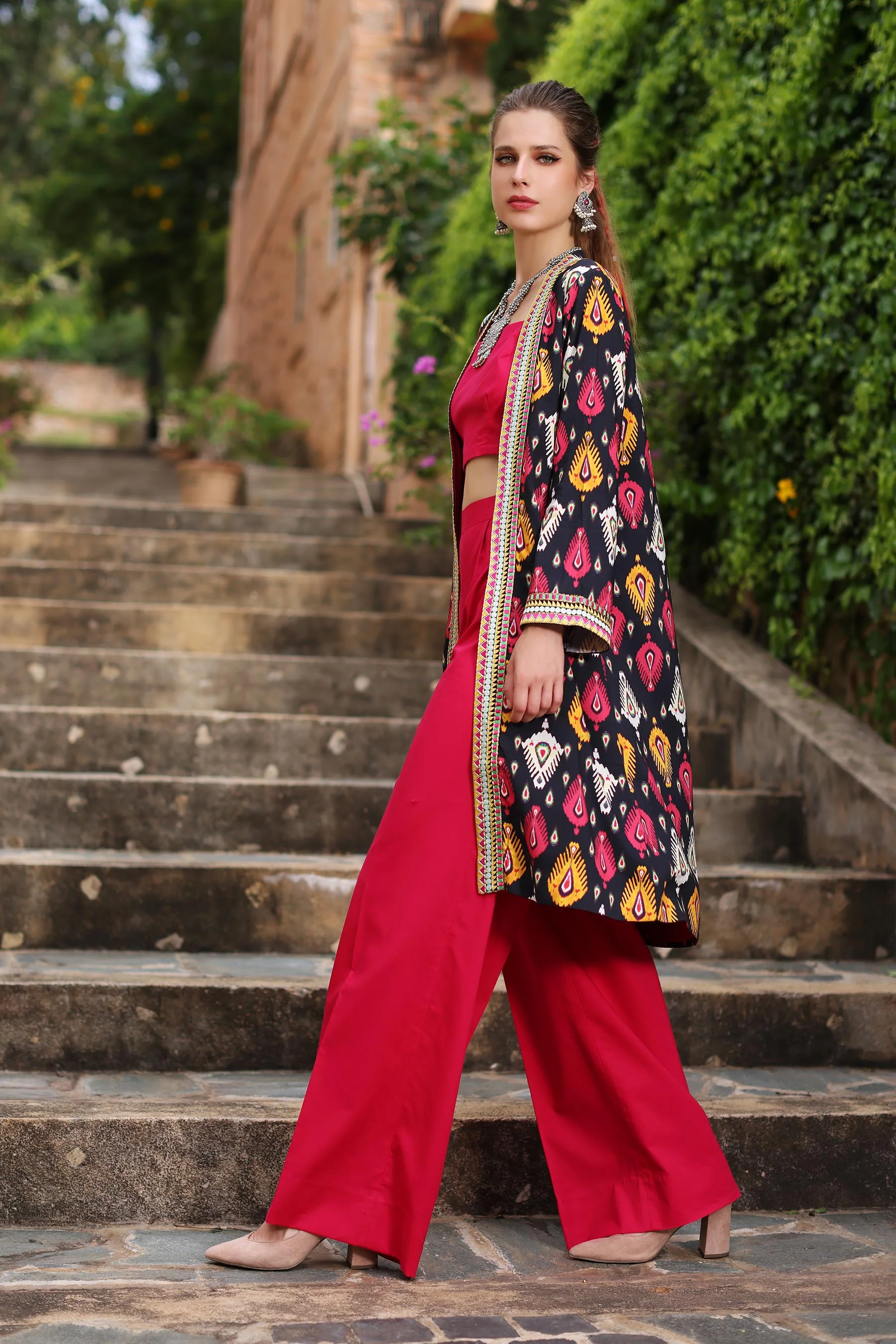 Printed Lawn Shrug (CR3036) - Image 4