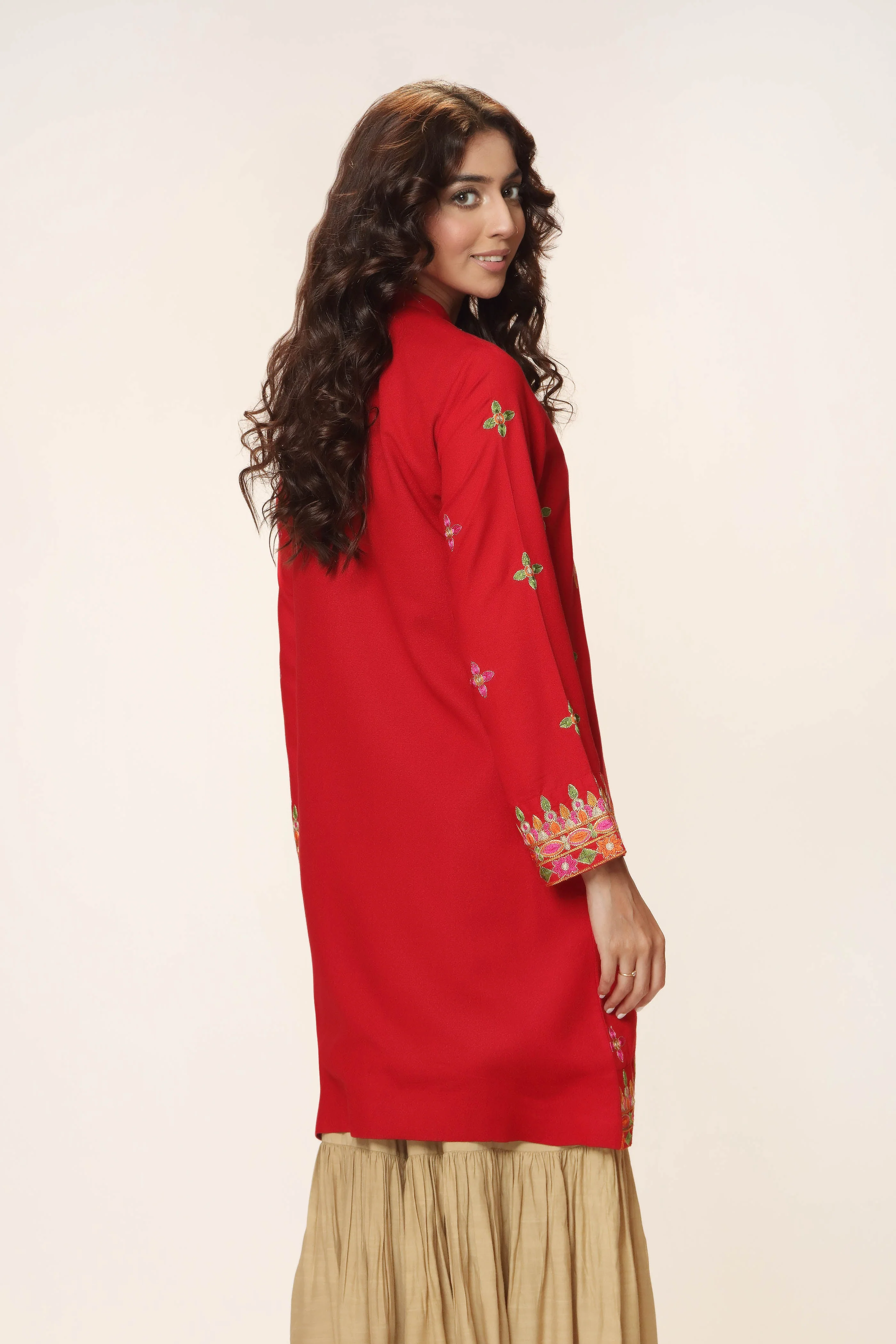 Lawn Karandi Jacket (CR3037) - Image 3
