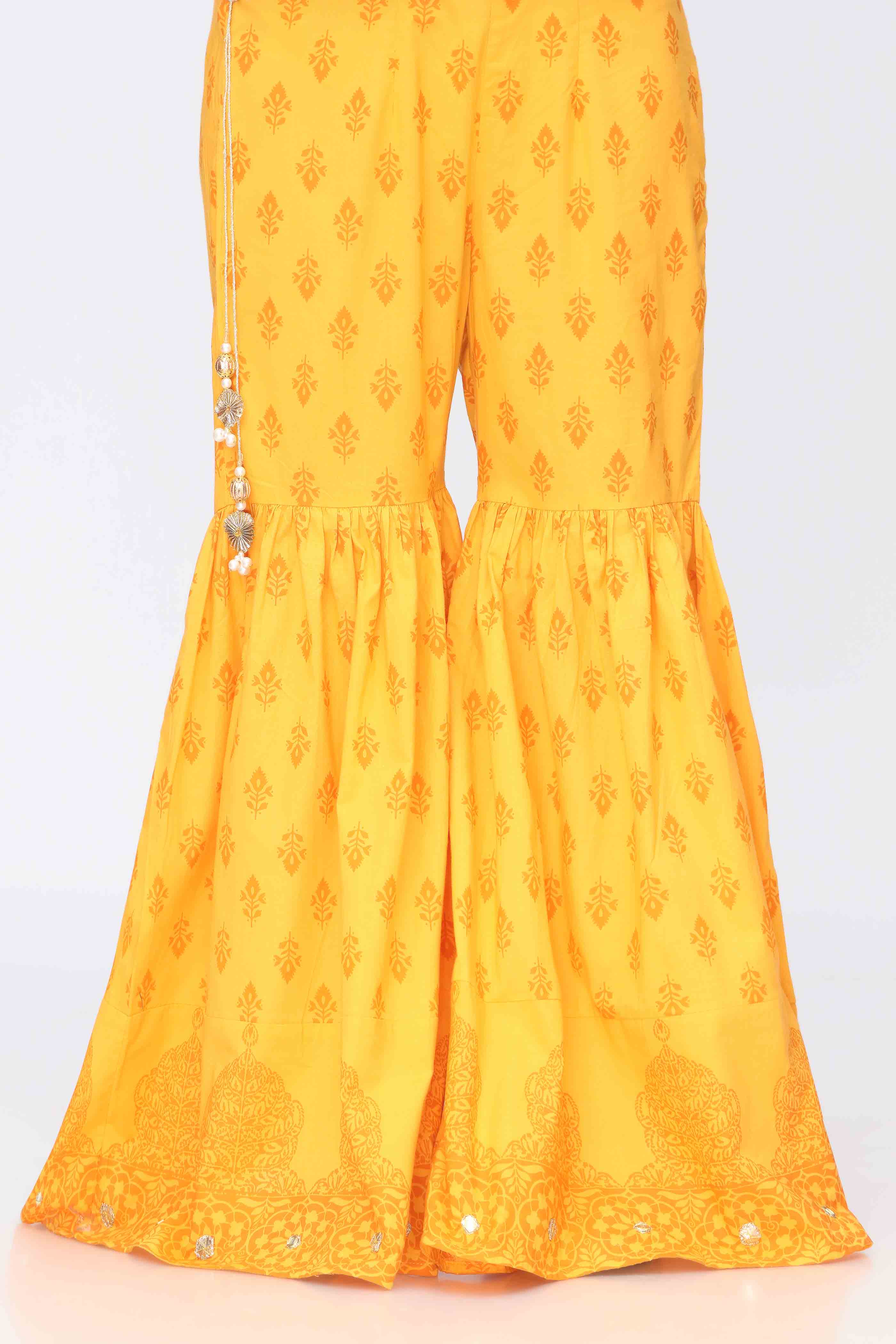 1 Piece Cambric Gharara (CZ2756)