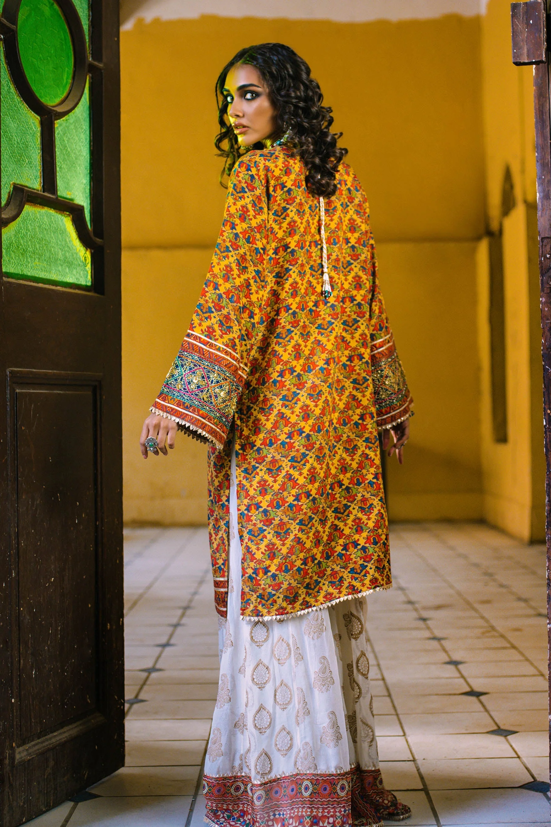1 Piece Raw Silk Top (FR0665) - Image 4
