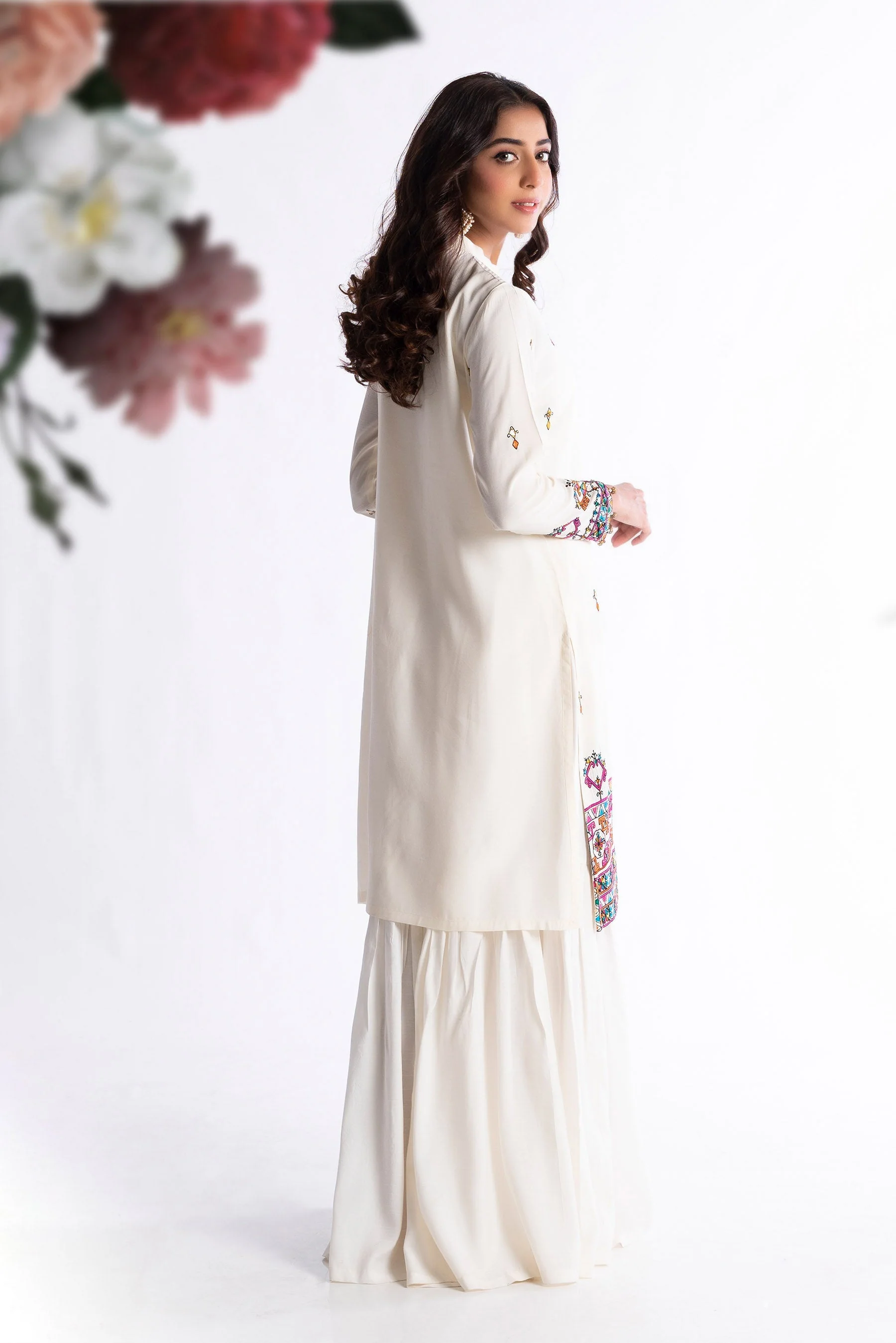 1 Piece Raw Silk Top (FR0706) - Image 3