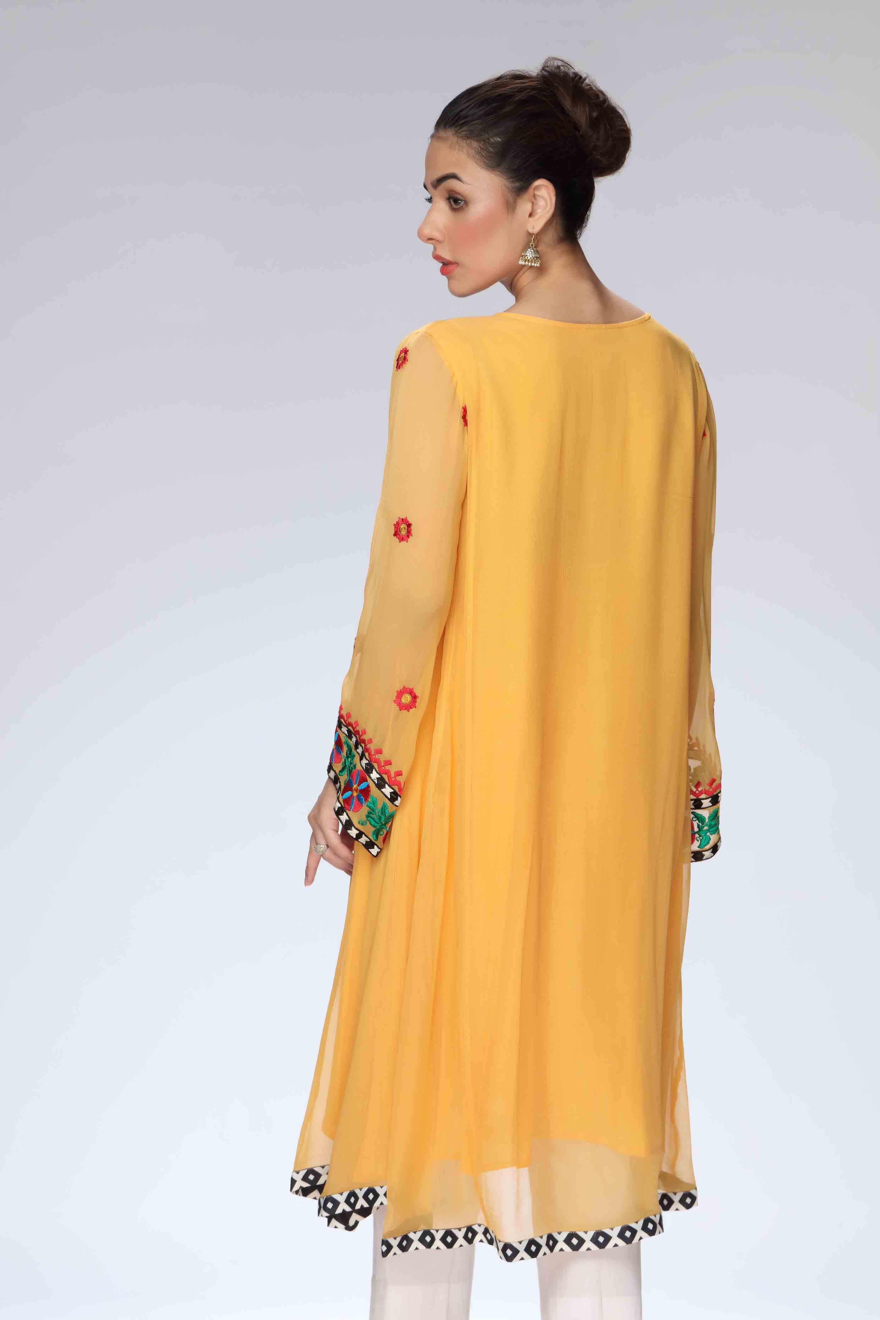 1 Piece Pak Chiffon Frock (FR0725) - Image 4