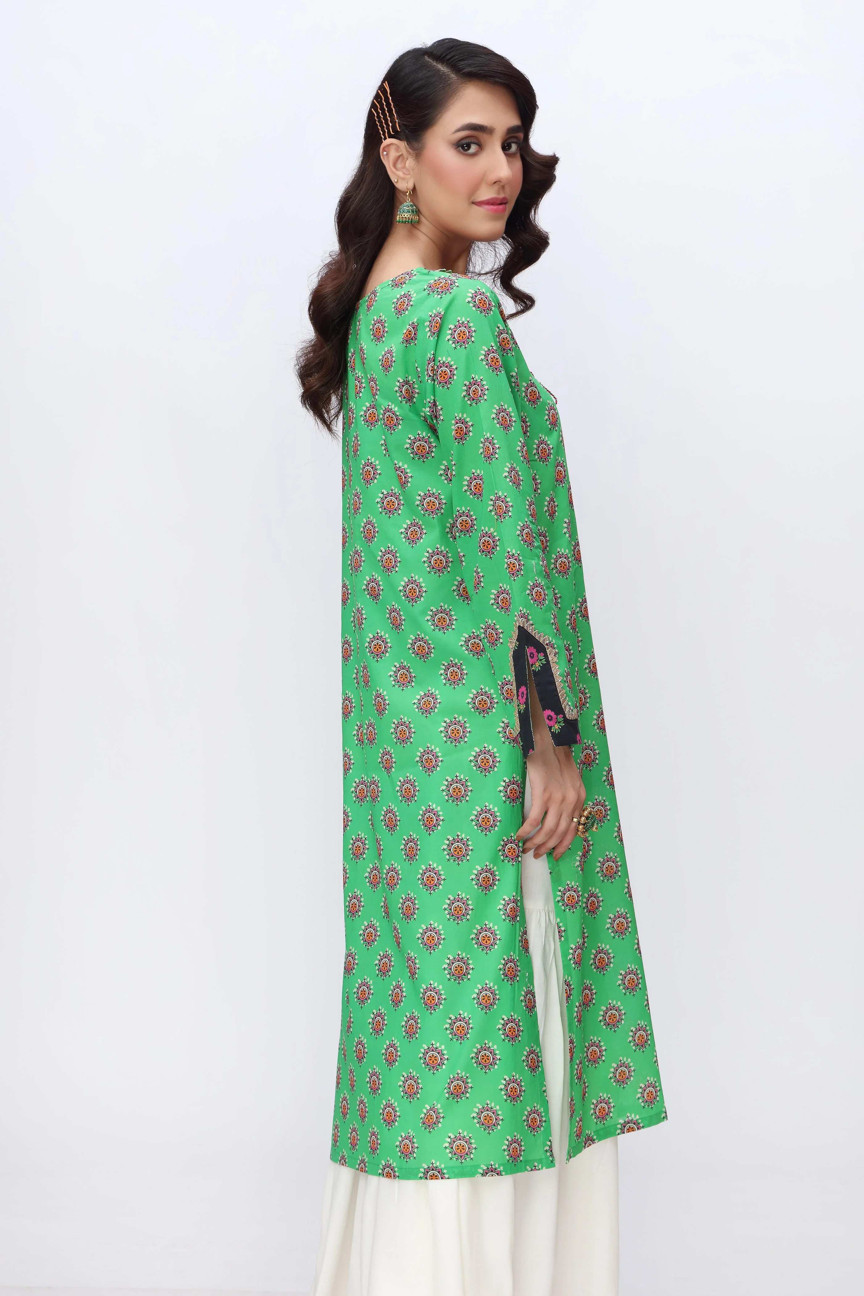 1 Piece Printed Lawn Top (TR0800) - Image 3