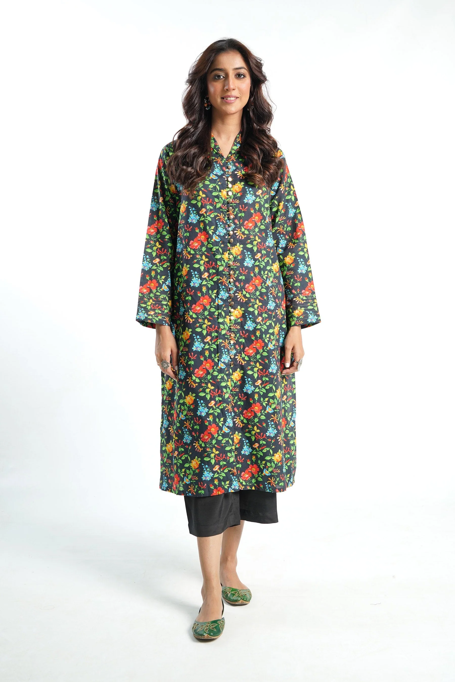 1 Piece Printed Cambric Top (TR0889)