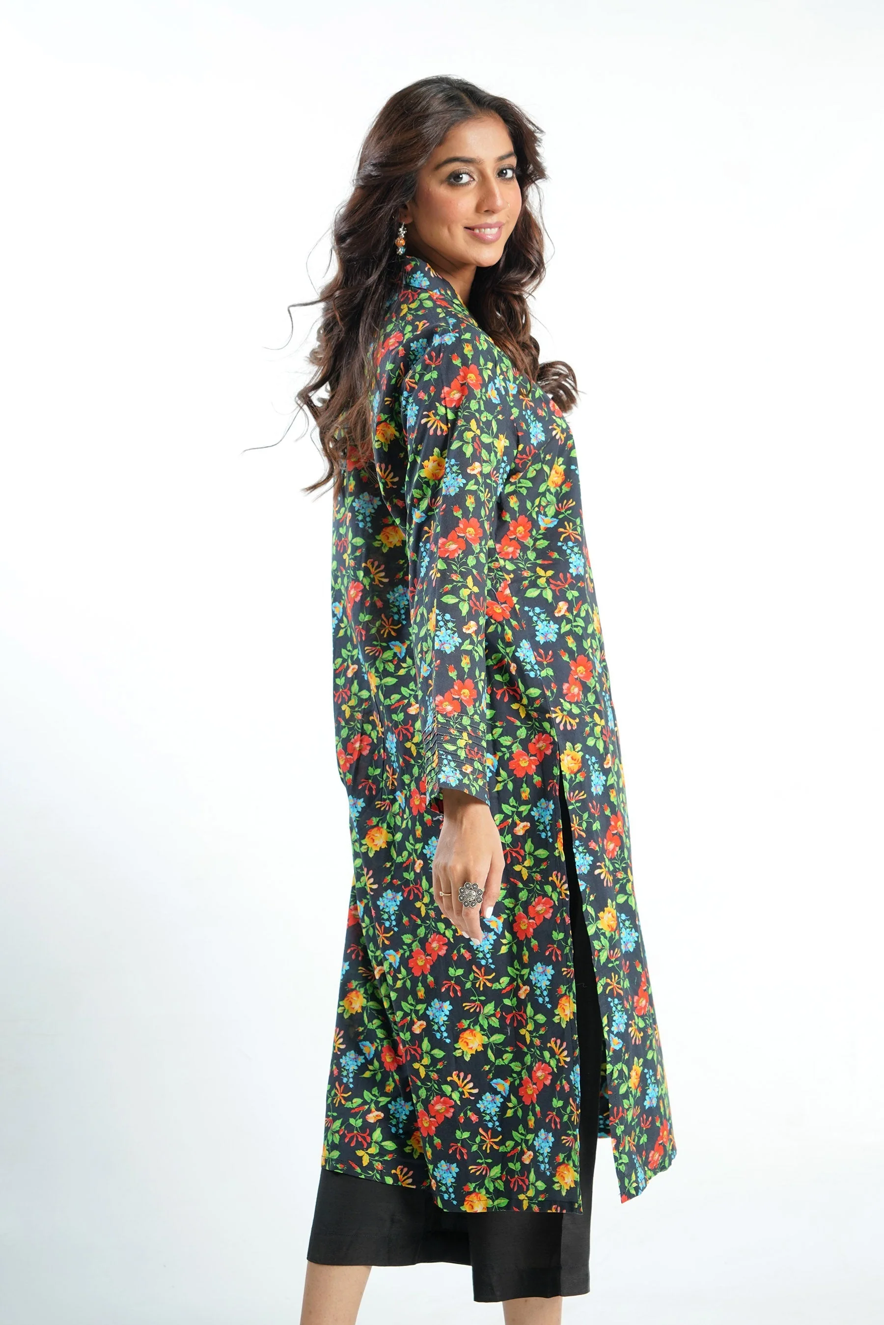 1 Piece Printed Cambric Top (TR0889) - Image 4